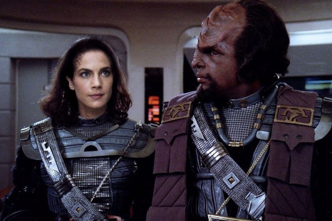 Worf and Jadzia Dax in 'Star Trek: Deep Space Nine.'