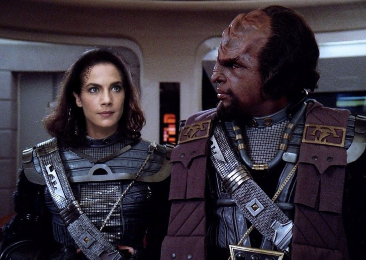 Worf and Jadzia Dax in 'Star Trek: Deep Space Nine.'