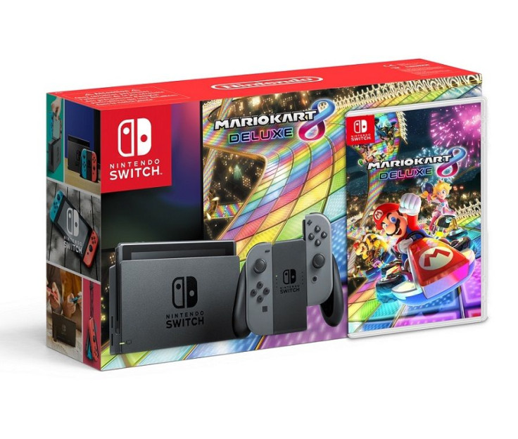 The Mario Kart 8 Deluxe Nintendo Switch bundle found on Russia's Nintendo site