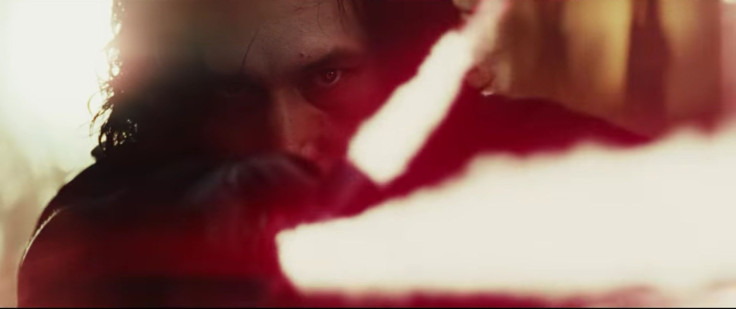 Kylo Ren in the first teaser trailer for 'Star Wars: Episode VIII The Last Jedi.'