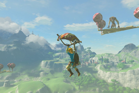 Floating platforms in 'Breath of the Wild: The Master Trials'