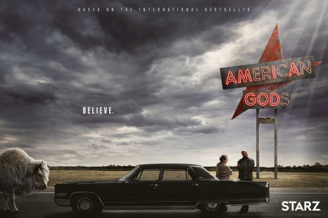 American Gods, starring Ricky Whittle and Ian McShane, now on Starz.