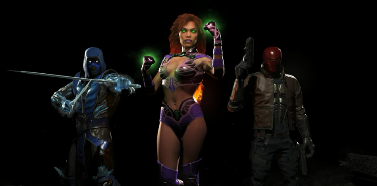 Sub-Zero, Starfire and Red Hood will join 'Injustice 2' as DLC.