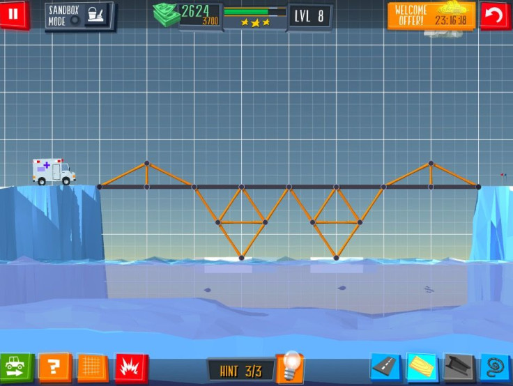 Triangles play a central role in designing a bridge that will will remain standing.