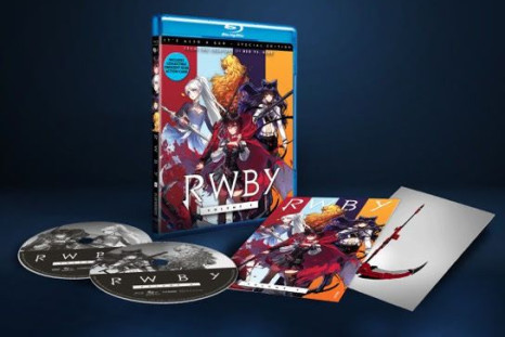 Everything included in the 'RWBY' Volume 4 DVD/Blu Ray combo pack.