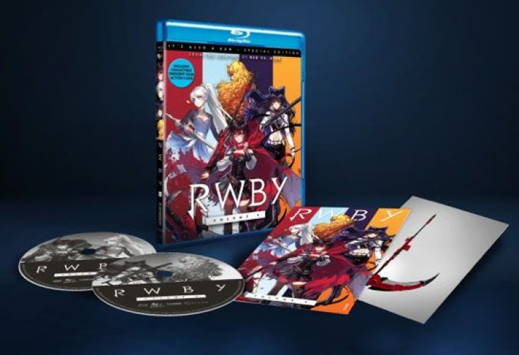 Everything included in the 'RWBY' Volume 4 DVD/Blu Ray combo pack.