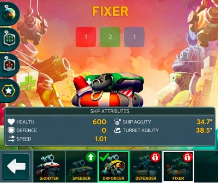 The Fixer brings health to the team with its unique "healing" slot.