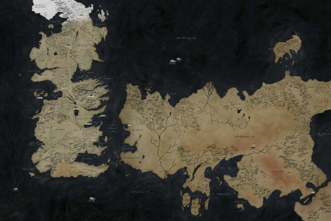 The known world during the events of 'Game of Thrones.'