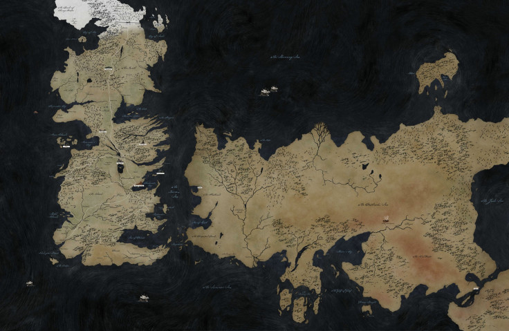 The known world during the events of 'Game of Thrones.'