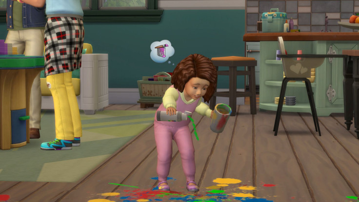 Even if your toddler makes a mess, you have to love them anyway. 