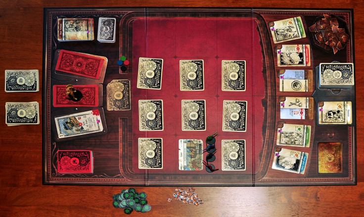 The Hand of Fate: Ordeals board all set up