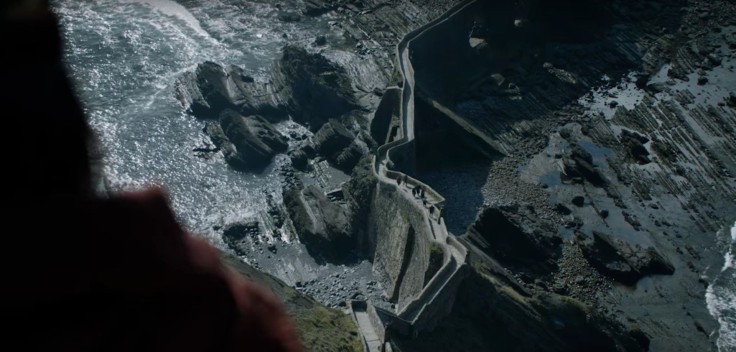 Is this Melisandre looking down from Dragonstone?