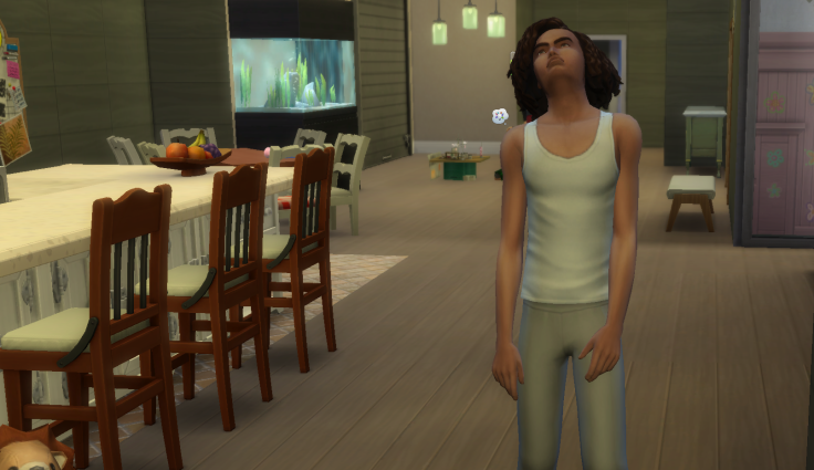 This moody teen is going through a phase.