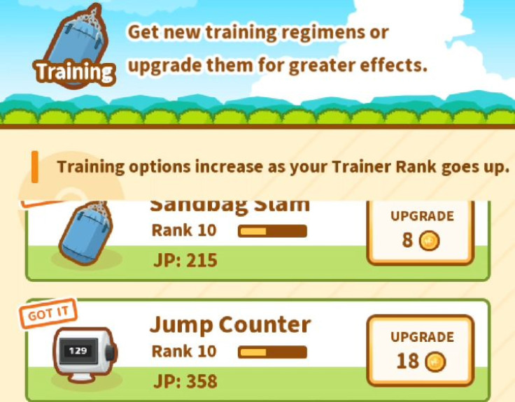 Upgrading your training equipment and food is a great way to increase your Magikarp JP more quickly.