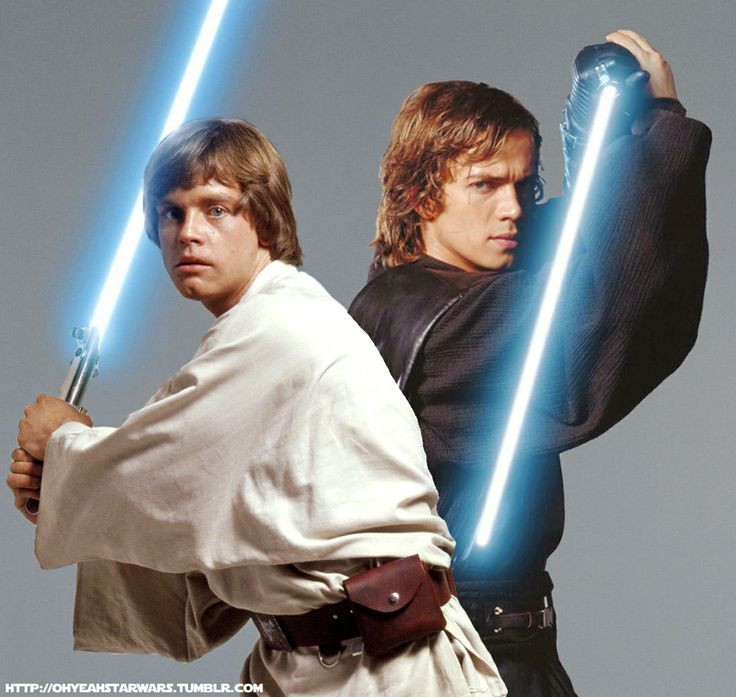 Luke and Anakin