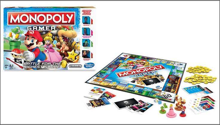 Monopoly Gamer Edition stars Mario, Peach, Yoshi and Donkey Kong