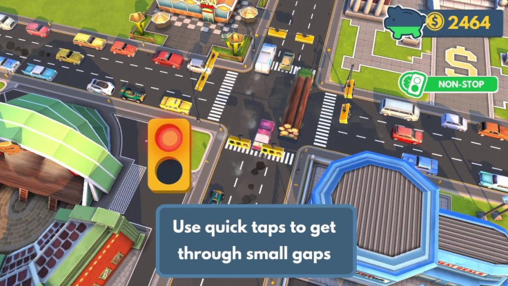 Traffic Panic Boom Town has a Crossy Road-like game mode that allows players to win coins for building new businesses in their city.