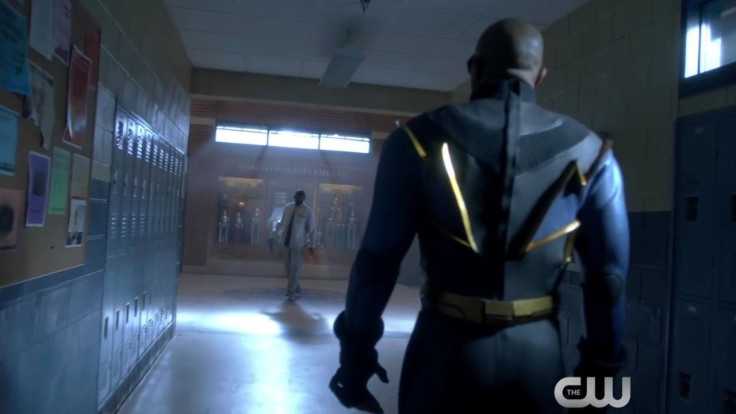 Black Lightning's old suit didn't stop him from getting hurt, but maybe his new suit will. 