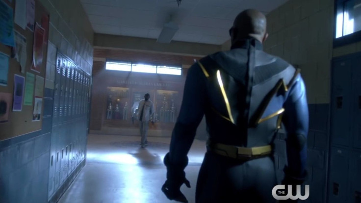 Black Lightning's old suit didn't stop him from getting hurt, but maybe his new suit will.