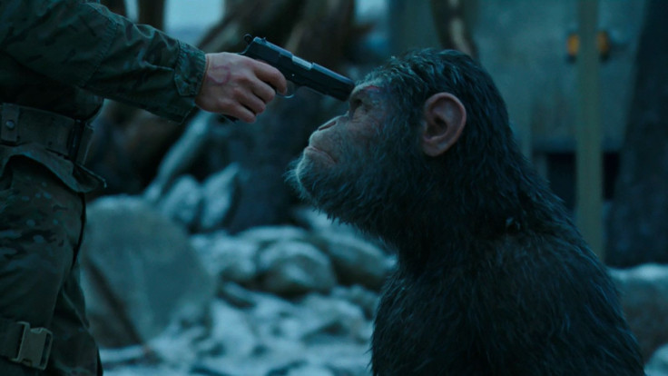 Caesar defies The Colonel in War for the Planet of the Apes.
