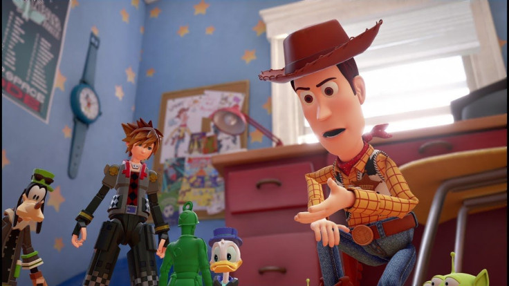 Kingdom Hearts 3 is getting a Toy Story world, and it’s been fully approved by the film’s director. Sora, Donald and Goofy join forces with Woody and Buzz to fight Organization XIII. Kingdom Hearts 3 is slated for PS4 and Xbox One in 2018.