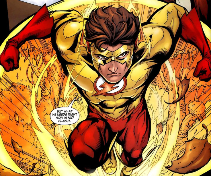 Wally West had long, flowing red hair in the comics. 
