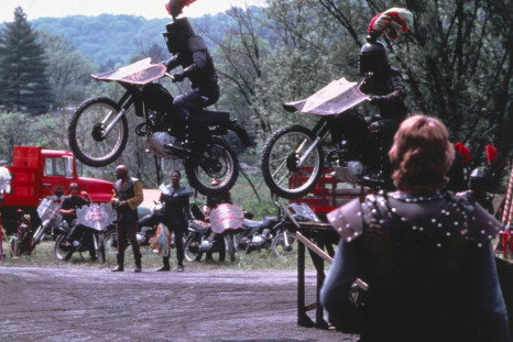 Knights joust on motorcycles in George Romero's Knightriders.