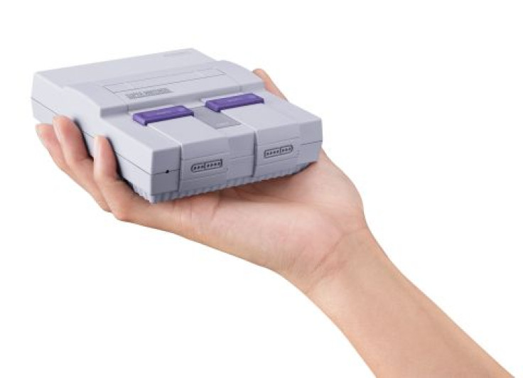 The Mini SNES can fit in your hand easily