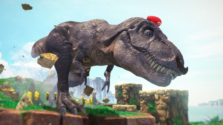 Mario can possess a T-Rex in Super Mario Odyssey