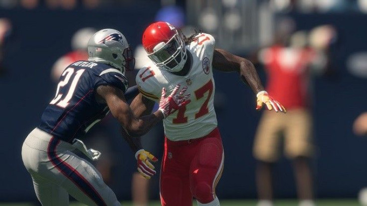 New WR/DB mechanics will be included in Madden NFL 18. 
