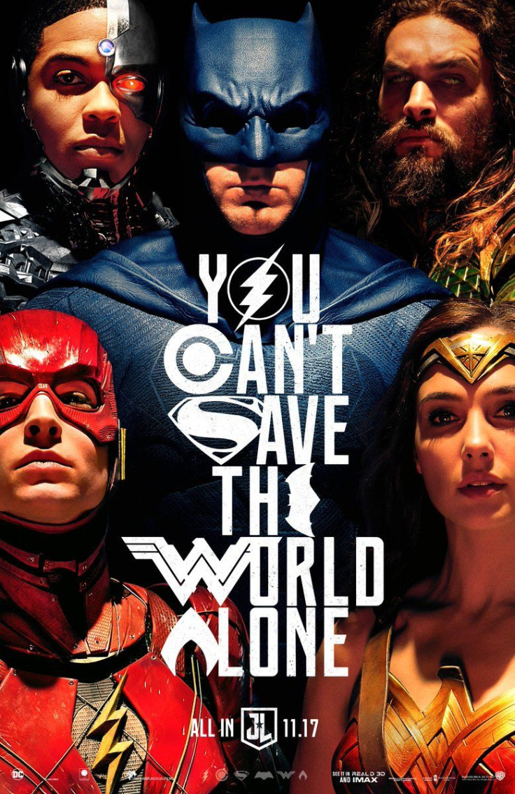 The SDCC 2017 poster for Justice League 