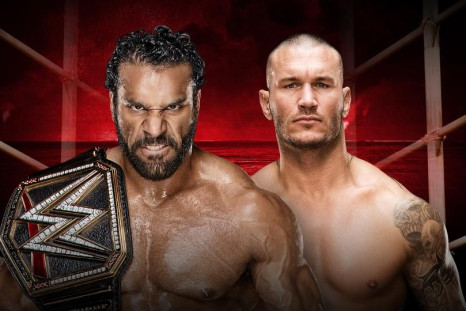 Jinder Mahal and Randy Orton battle inside the Punjabi Prison for the WWE Title at Battleground. 