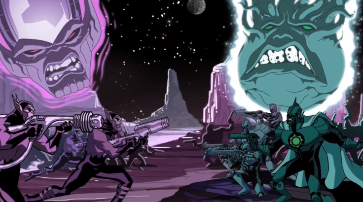 The Kree-Skrull War in the Avengers animated series