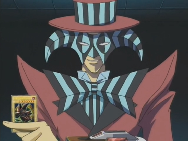 Arkana as he appears in the Yu-Gi-Oh! anime
