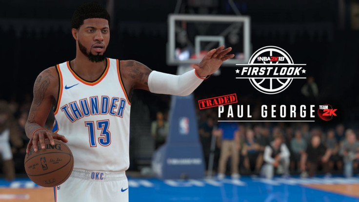 Paul George’s hair looks a little weird, but his model is basically identical.
