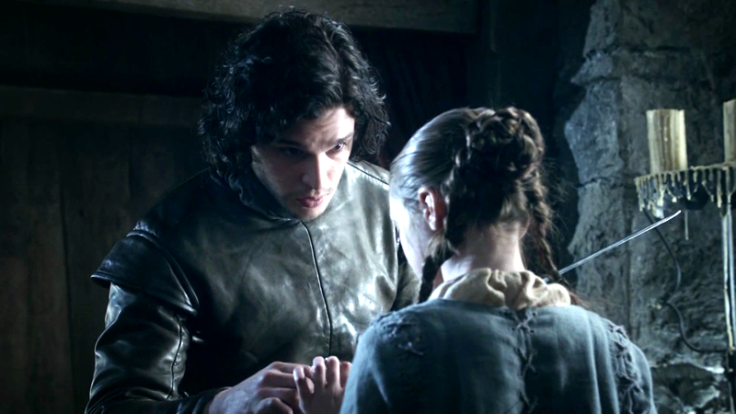 Jon Snow and Arya Stark back in Season 1.