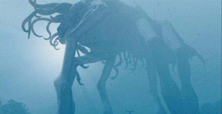 A Lovecraftian monstrosity emphasizes humanity's irrelevance in Frank Darabont's adaptation of Stephen King's The Mist.