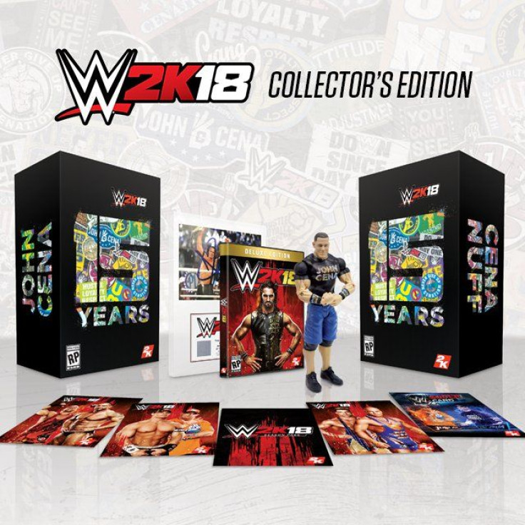 Everything included in the WWE 2K18 Cena (Nuff) Edition.