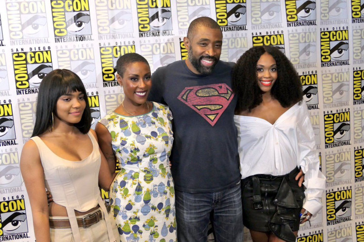 The cast of Black Lightning at San Diego Comic-Con. 