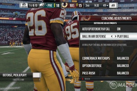EA Sports will include coaching adjustments in Madden NFL 18. 