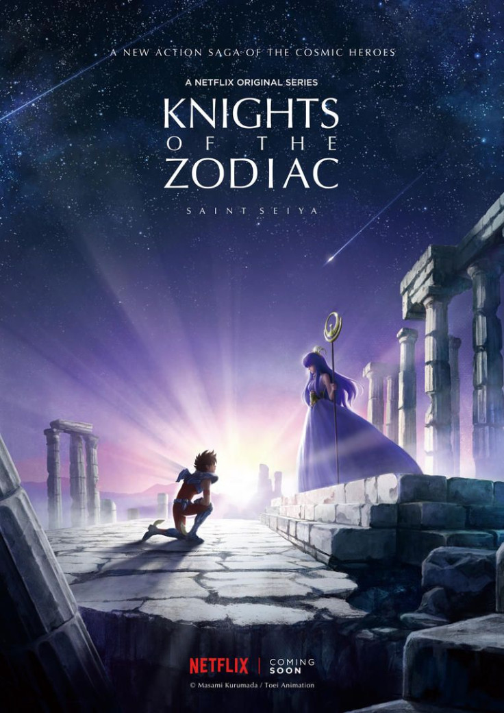 KNIGHTS OF THE ZODIAC: SAINT SEIYA follows modern day adventures of young warriors called "Knights", who are sworn protectors of the reincarnated Greek goddess Athena. 