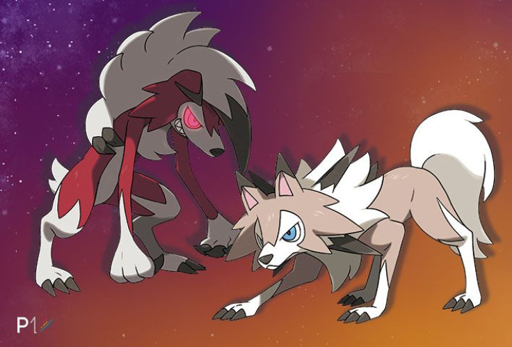 Midnight and Midday Lycanroc forms in Pokemon Sun and Moon