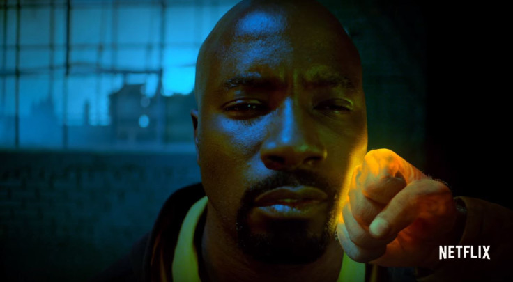Luke Cage gets punched in the face by Iron Fist, but Mike Colter maintains, "It didn't hurt."