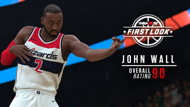 John Wall doesn’t look very different, but he does have a 90 overall rating.