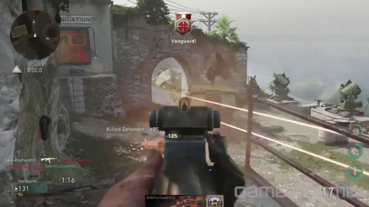 Here’s a new multiplayer map, and it’s apparently being played in Hardpoint mode.