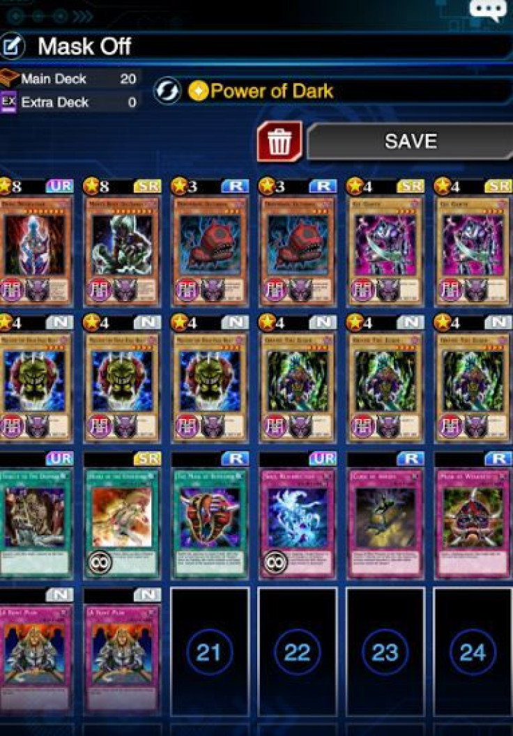 Our proposed Masked Beast deck for Duel Links