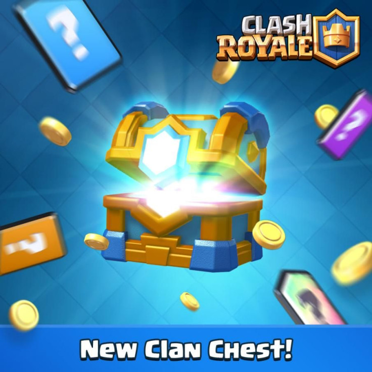 The next Clash Royale update will add a Clan Chest that clan member can work towards for a nice reward.