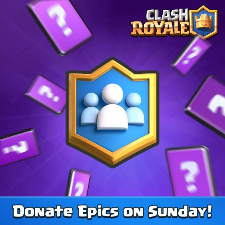 Sunday's are getting more epic in the next Clash Royale update, with epic card donations and price cuts in the shop. Plus, more cards per epic chest purchased.
