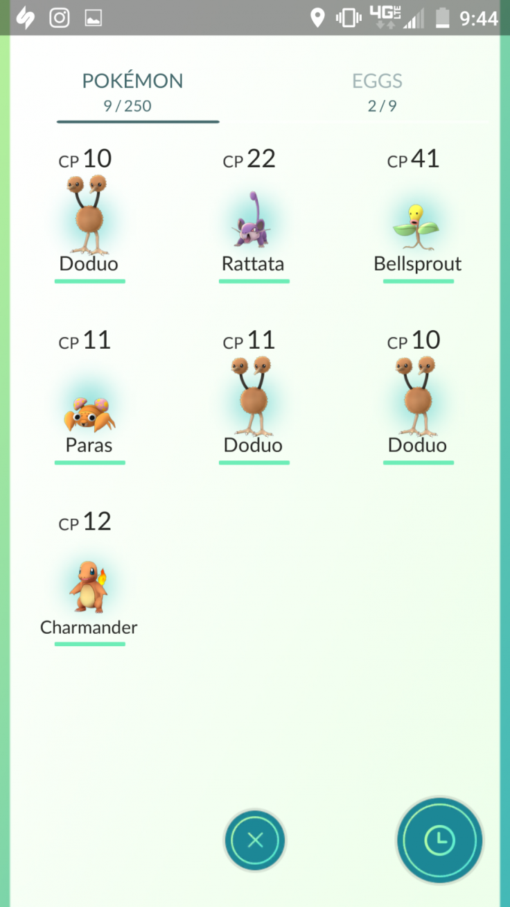 Pokemon of the same species can have different CP