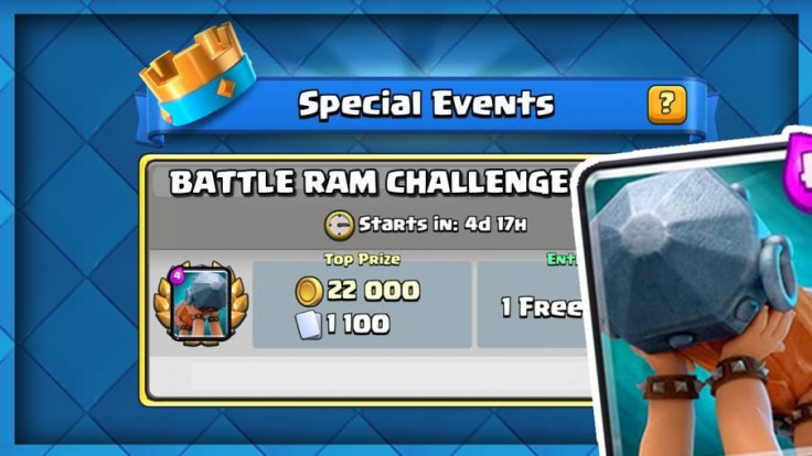 Clash Royale Battle Ram Challenge kicks off Friday, February 3, 2017.